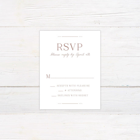 Floral Accent RSVP - goprintplus