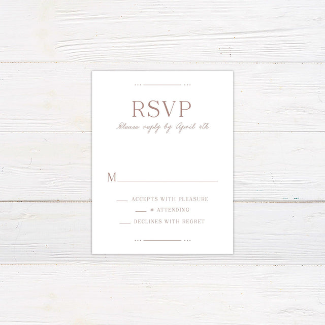 Floral Accent RSVP - goprintplus