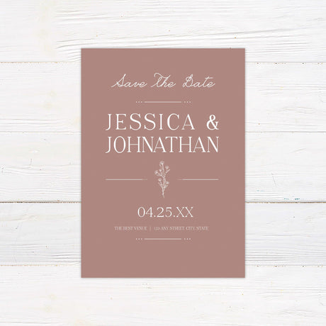 Floral Accent Invitations - goprintplus