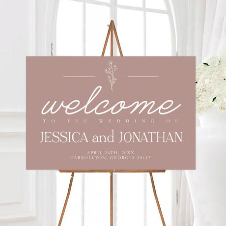 Floral Accent Sign - goprintplus