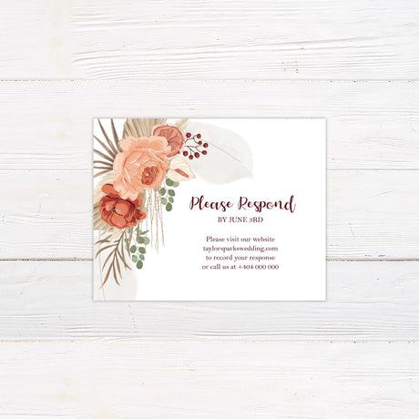 Floral Boho Invitations - goprintplus