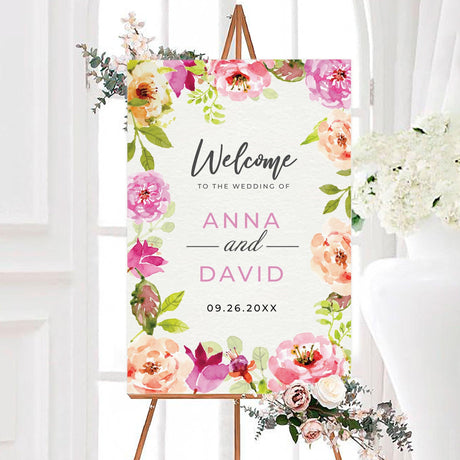 Floral Border Sign - goprintplus