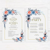 Floral Corners Invitations - goprintplus