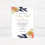 Floral Elegance Invitations - goprintplus