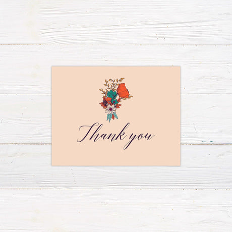 Floral Patch Thank You Card - goprintplus