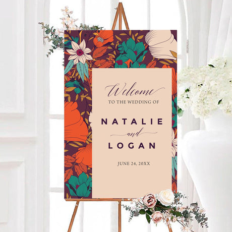 Floral Patch Invitations - goprintplus