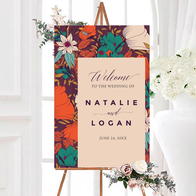 Floral Patch Sign - goprintplus