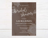 Floral Silhouette Invitation - goprintplus