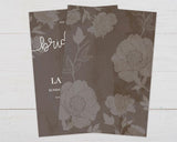 Floral Silhouette Invitation - goprintplus