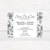 Floral Sketch Invitations - goprintplus