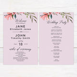 Floral Suede Invitations - goprintplus