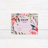 Floral Suede Invitations - goprintplus