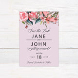 Floral Suede Invitations - goprintplus