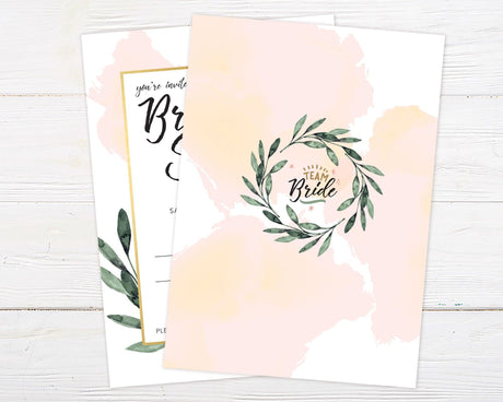 Floral Watercolor Invitation - goprintplus