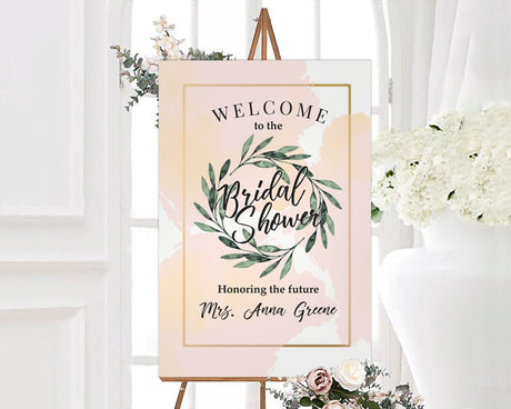 Floral Watercolor Sign - goprintplus