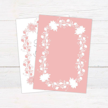 Floral Wreath Invitations - goprintplus