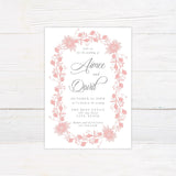 Floral Wreath Invitations - goprintplus