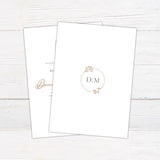 Floral Monogram Invitation - goprintplus