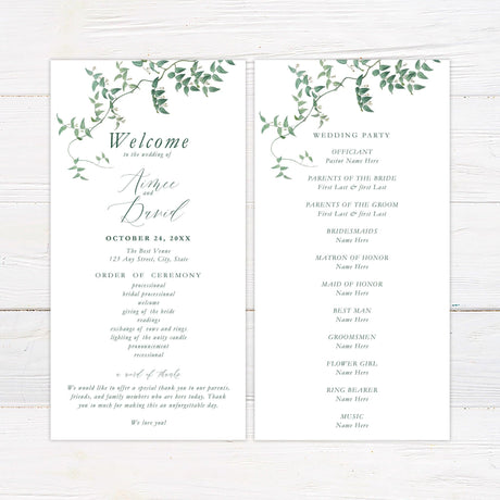 Flowering Vine Invitations - goprintplus