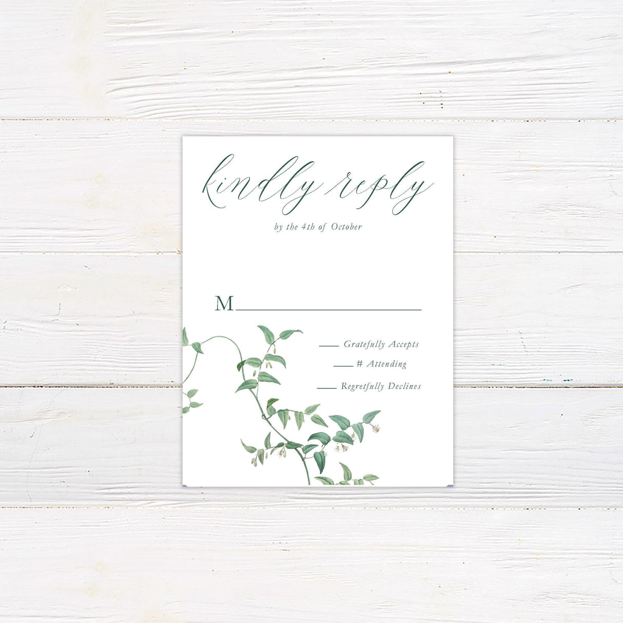 Flowering Vine Invitations - goprintplus