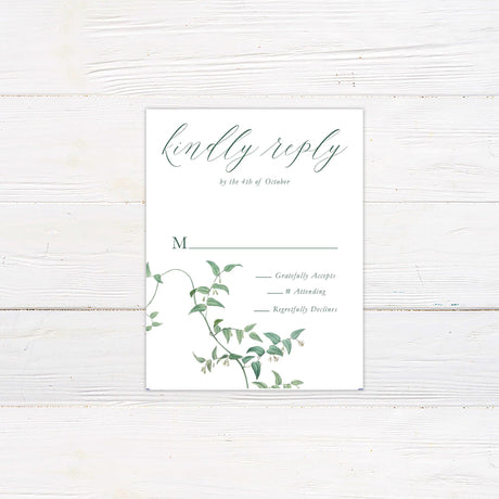 Flowering Vine Invitations - goprintplus