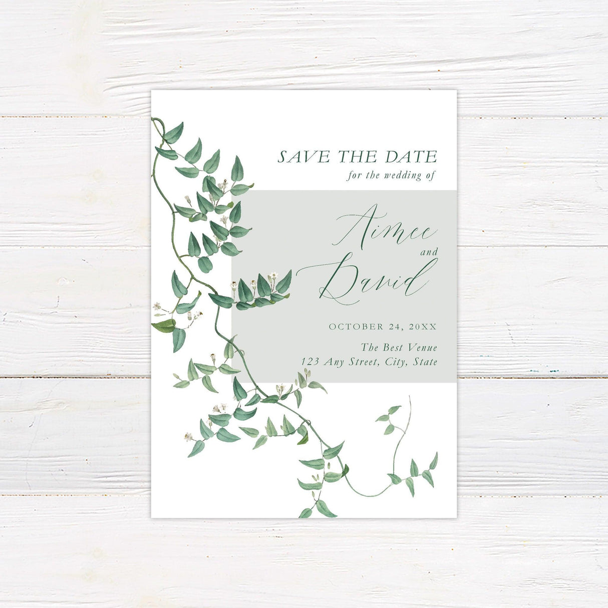 Flowering Vine Invitations - goprintplus