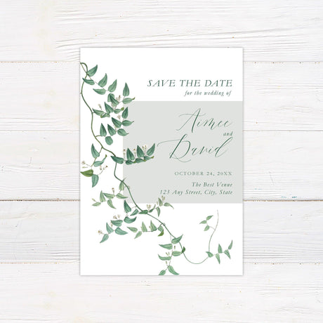 Flowering Vine Invitations - goprintplus