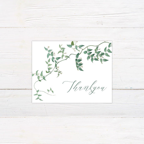 Flowering Vine Thank You Card - goprintplus