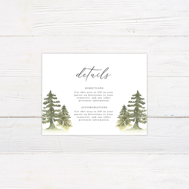 Forest Details Cards - goprintplus