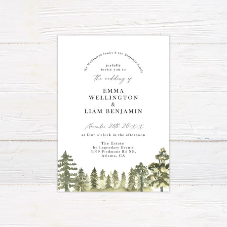 Forest Invitations - goprintplus