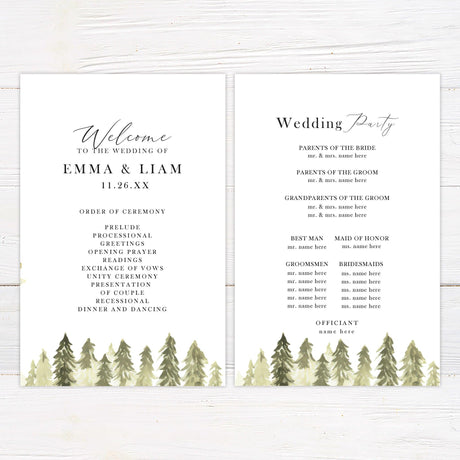 Forest Invitations - goprintplus