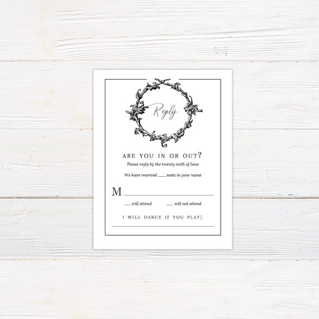 Formal Wreath Invitations - goprintplus