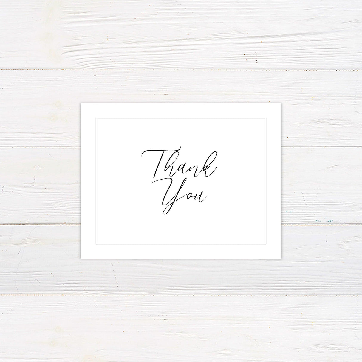 Formal Wreath Thank You Card - goprintplus