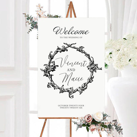 Formal Wreath Invitations - goprintplus