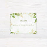 Fresh Leaves Invitations - goprintplus