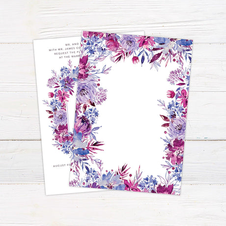 Fuchsia Frenzy Invitations - goprintplus