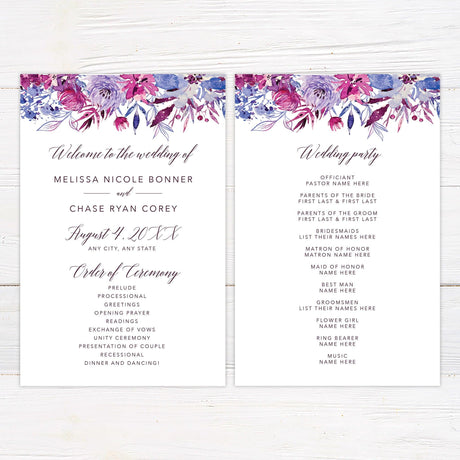 Fuchsia Frenzy Invitations - goprintplus