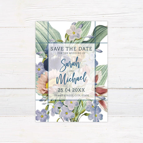 Full Floral Invitations - goprintplus