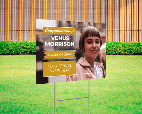 Full Image Graduation Yard Sign - goprintplus