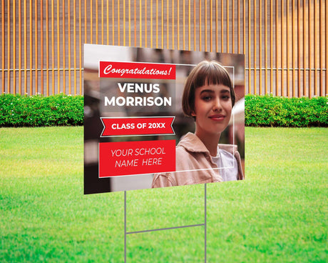 Full Image Graduation Yard Sign - goprintplus