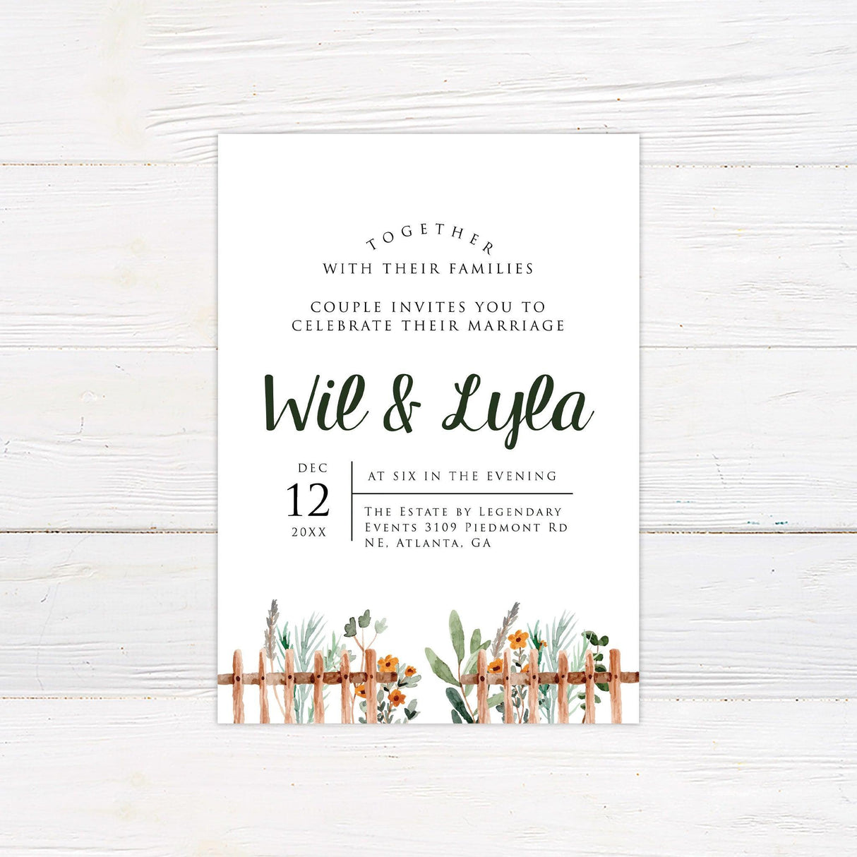 Garden Invitations - goprintplus