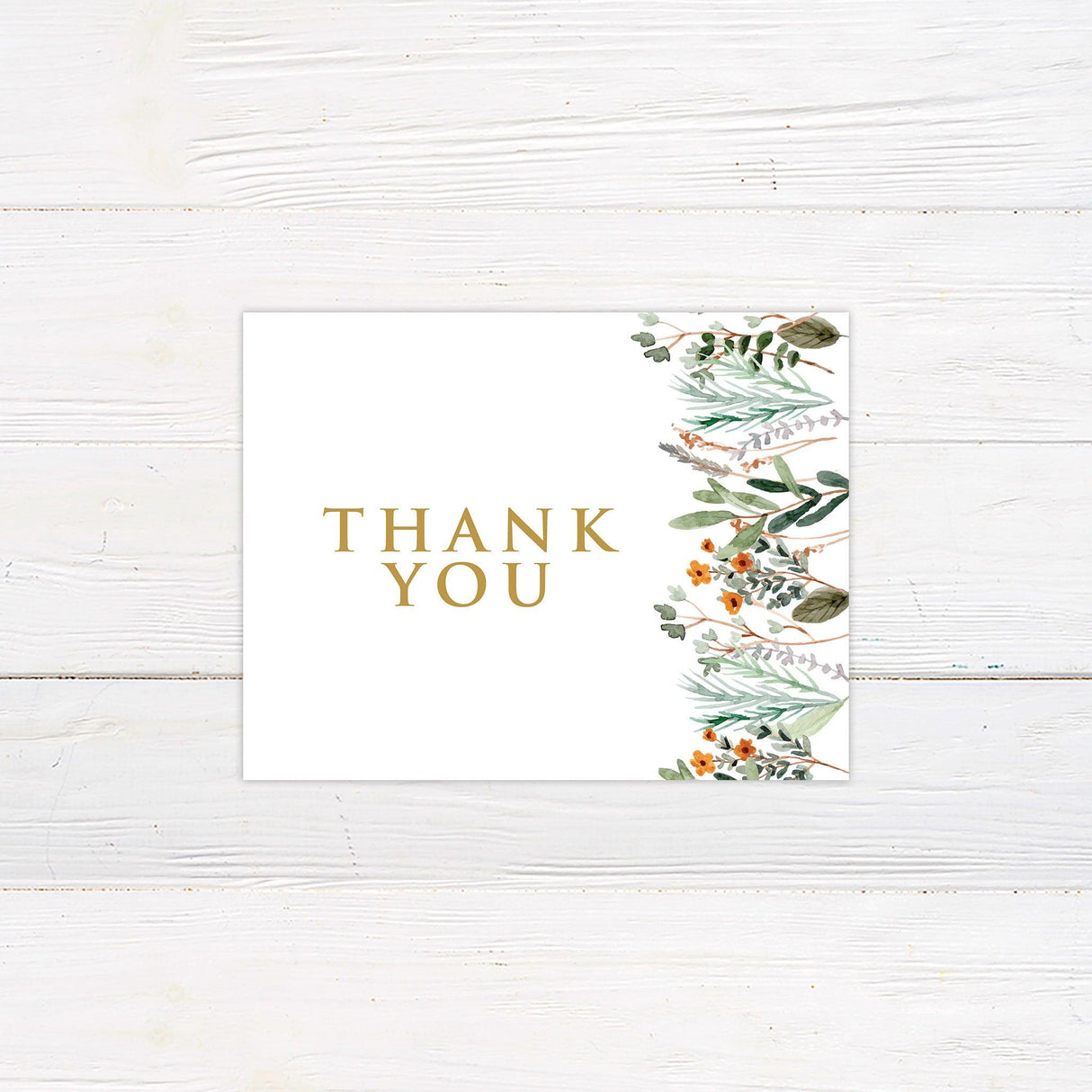 Garden Thank You Card - goprintplus