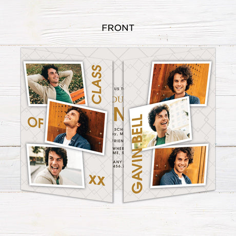 Nine Photo Graduation Gatefold - goprintplus