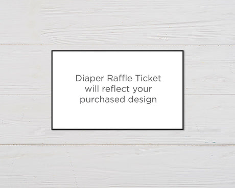 Diaper Raffle Ticket - goprintplus