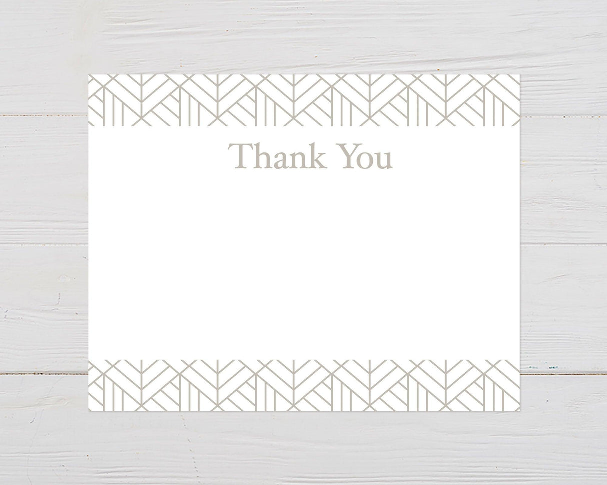 Geometric Thank You Card - goprintplus