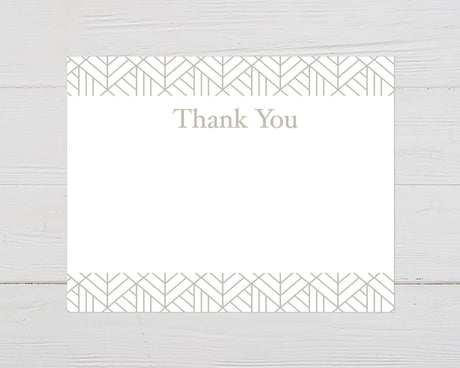 Geometric Thank You Card - goprintplus