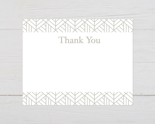 Geometric Thank You Card - goprintplus