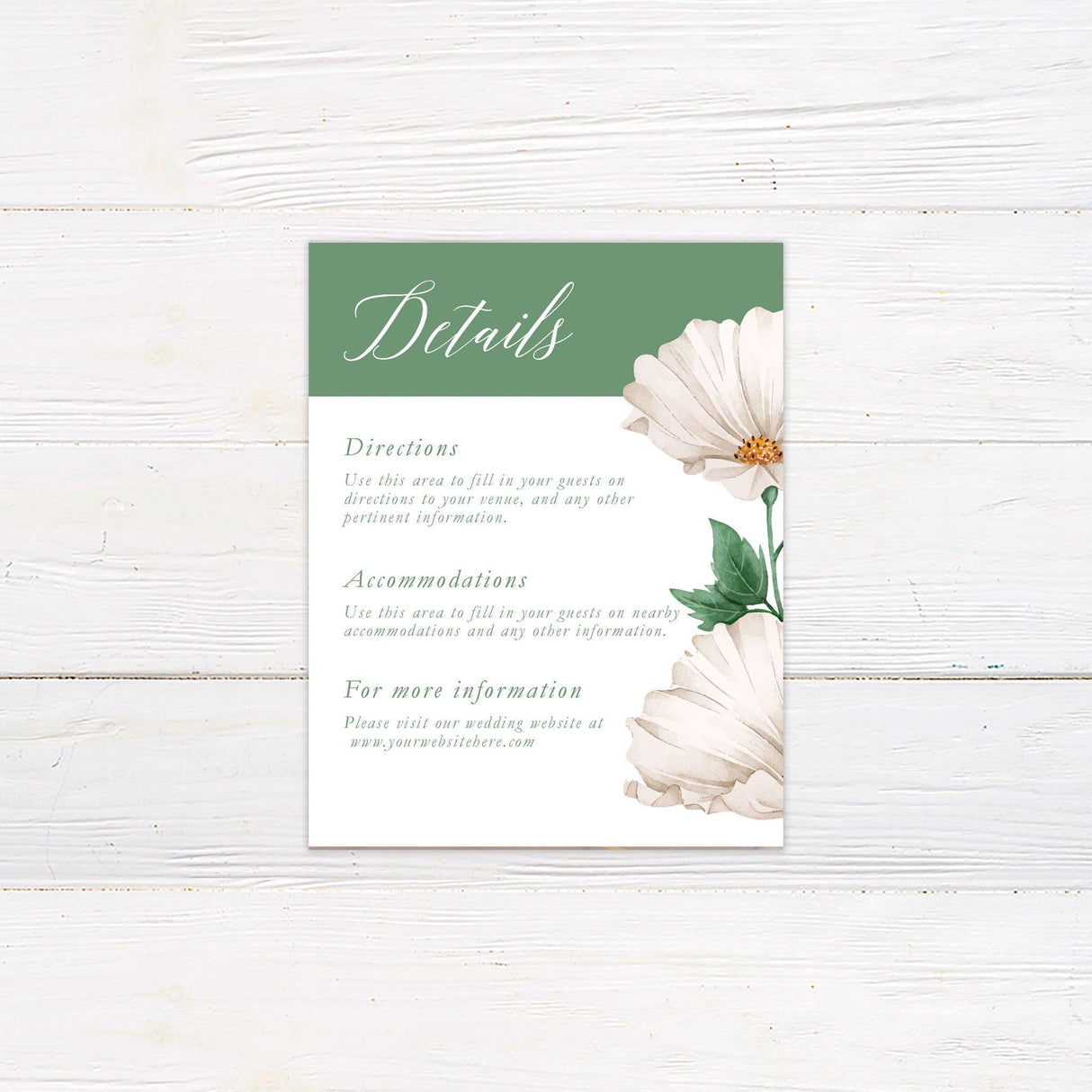 Gerber Daisy Invitations - goprintplus