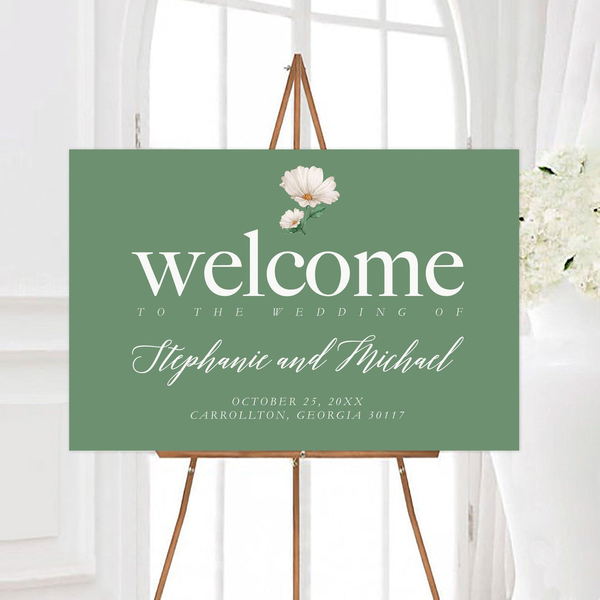 Gerber Daisy Sign - goprintplus