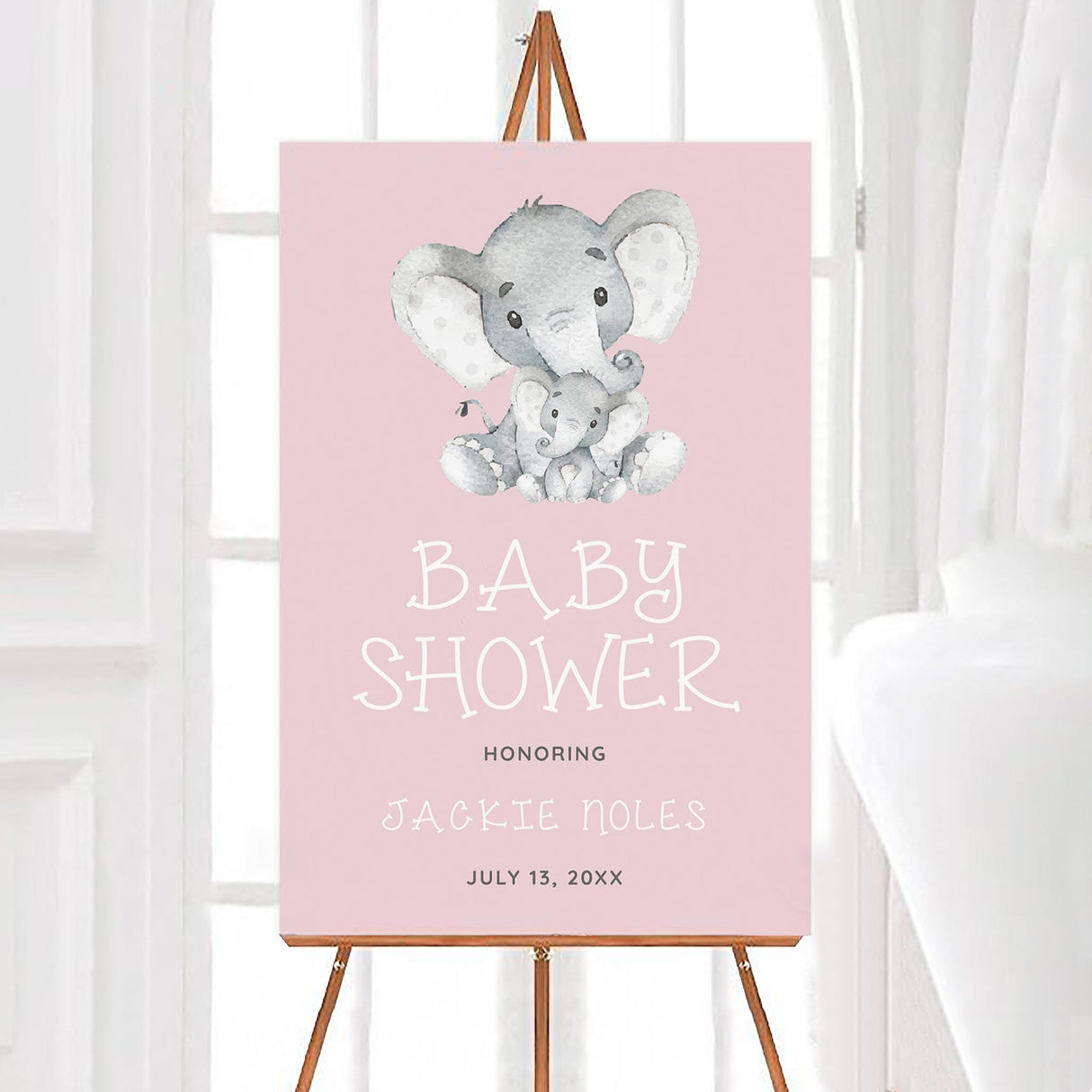 Girl Elephant Shower - goprintplus